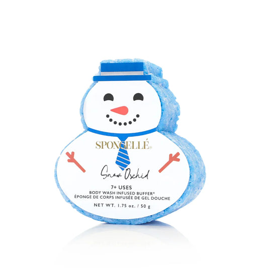 Spongelle Snow Orchid Holiday Snowman
