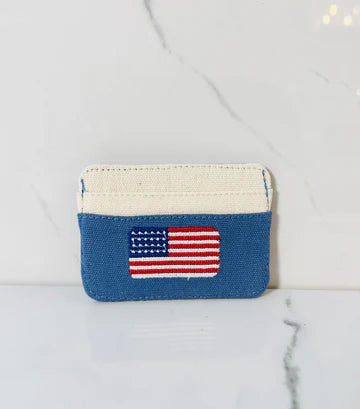 Embroidered Slim Wallet by Mudpie at Luxe & Bow - additional product view 3
