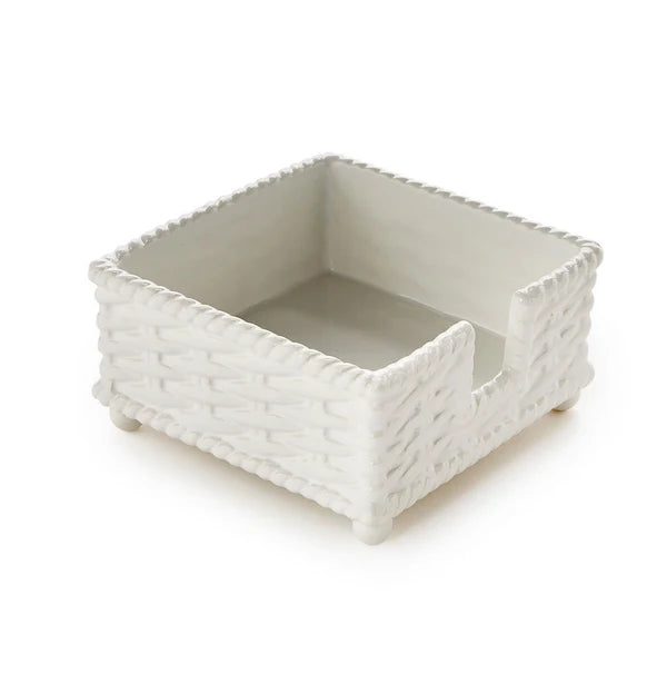 Basketweave Cocktail Napkin Holder
