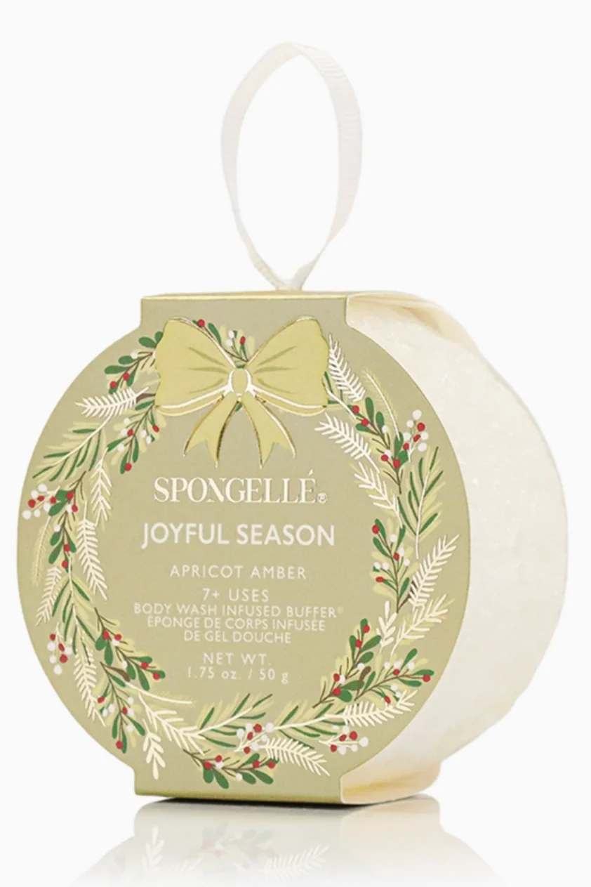 Spongelle Holiday Buffer Scrub Wash - Wreath Shape