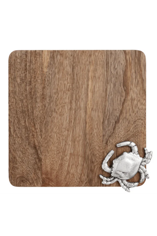 Crab Icon Wood Board
