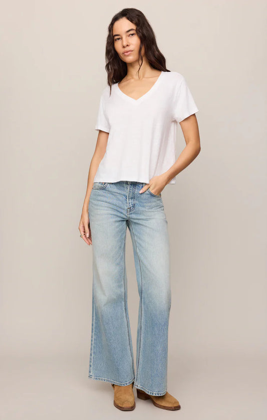 Nomad V-Neck Tee by Z Supply at Luxe & Bow