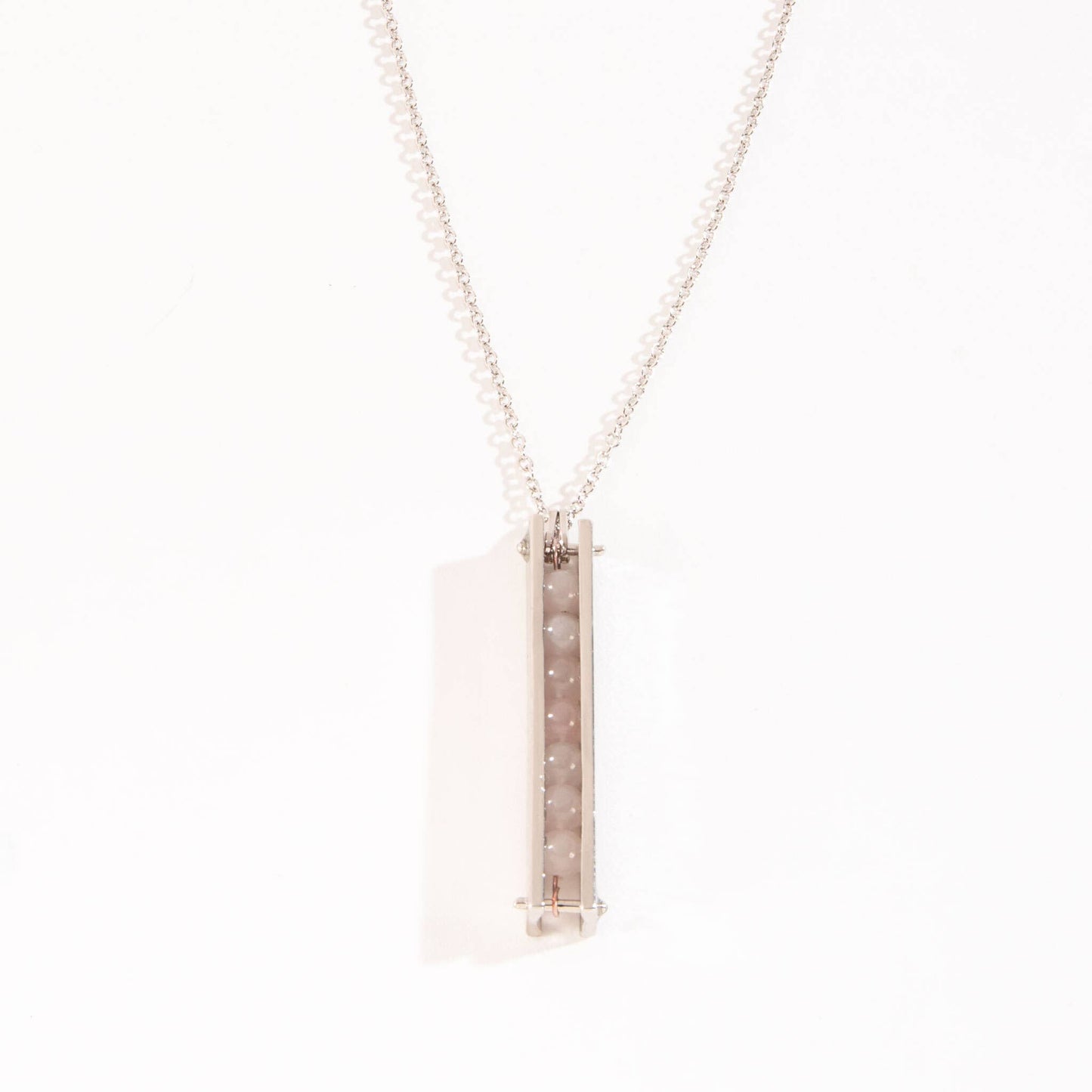 Sale - Parker Genuine Stone Bar 32" Pendant Necklace