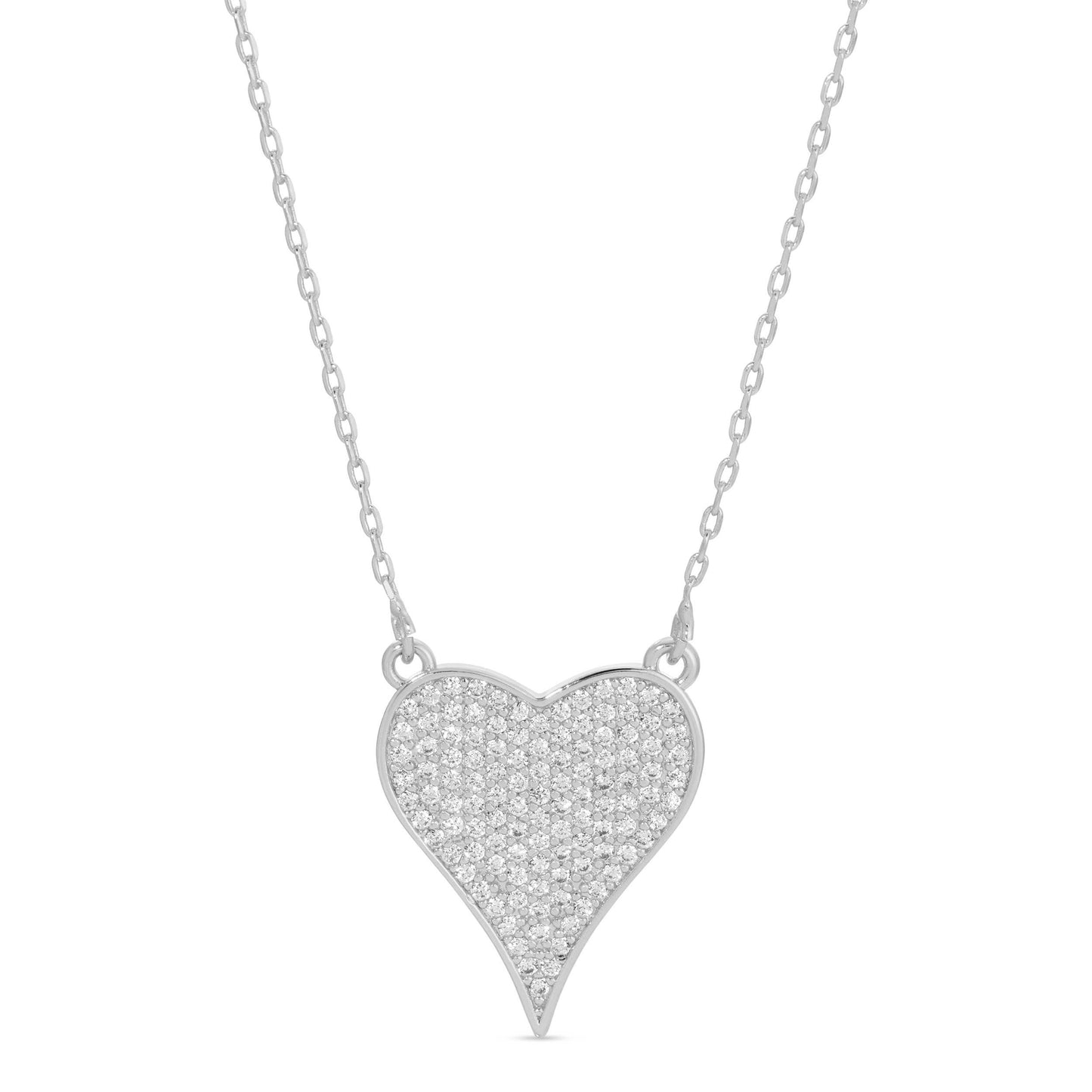 Pavé Heart Necklace