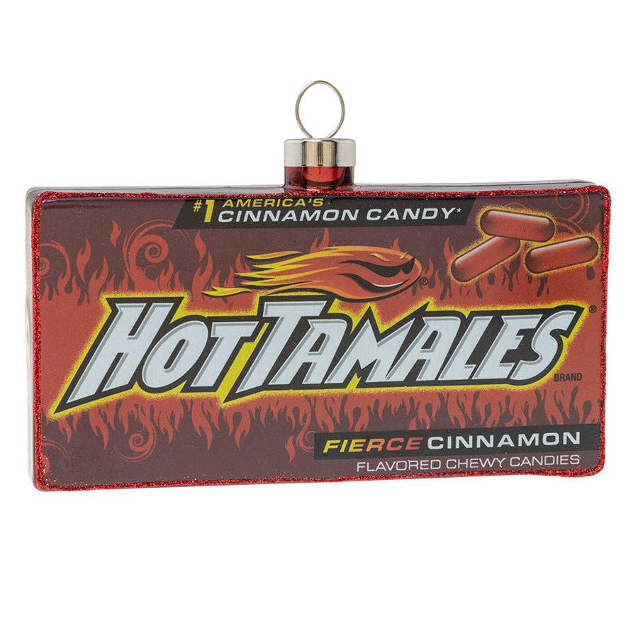 Holiday Glass Ornament – HOT TAMALES® Box