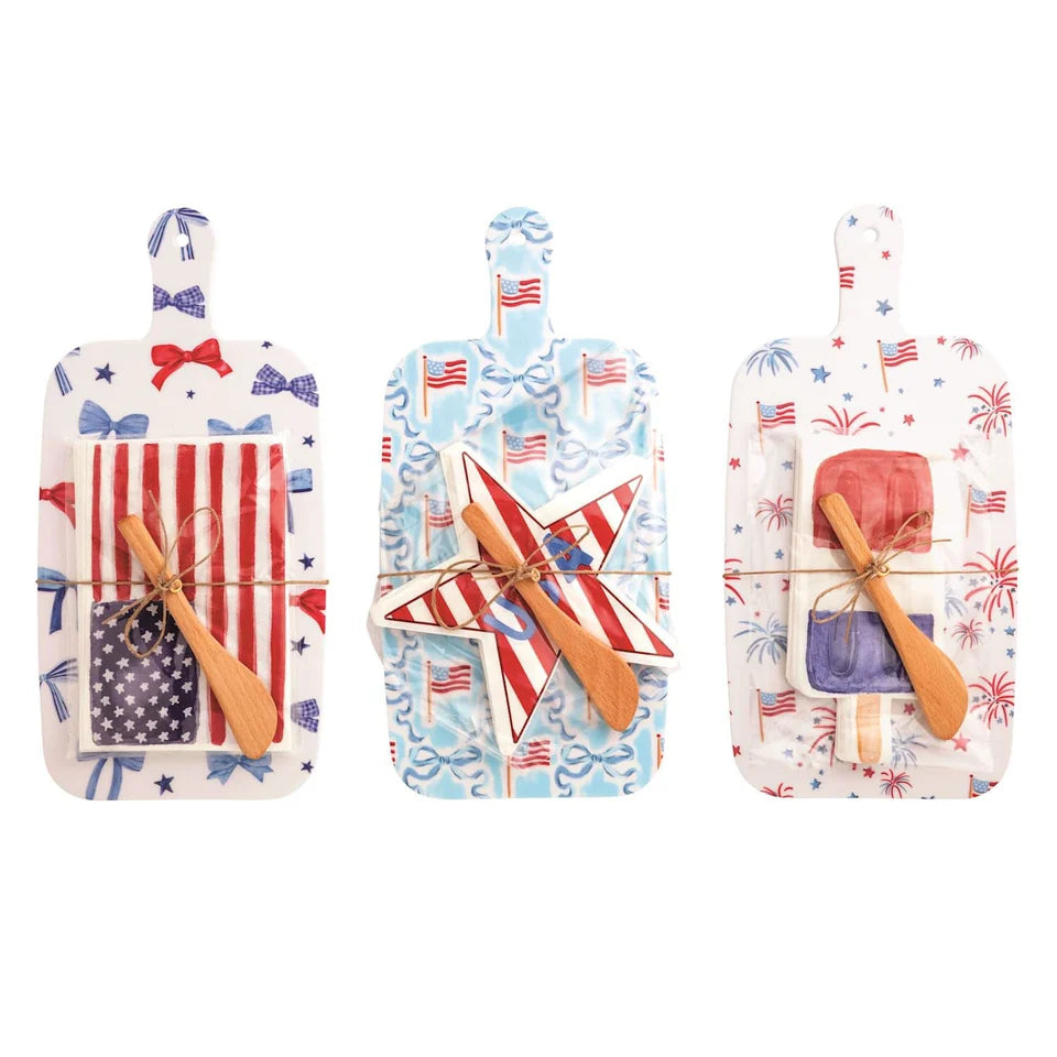 Americana Melamine Boards by Mudpie at Luxe & Bow