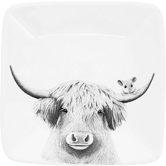 Highland Cow - 4.25" Keepsake Dish