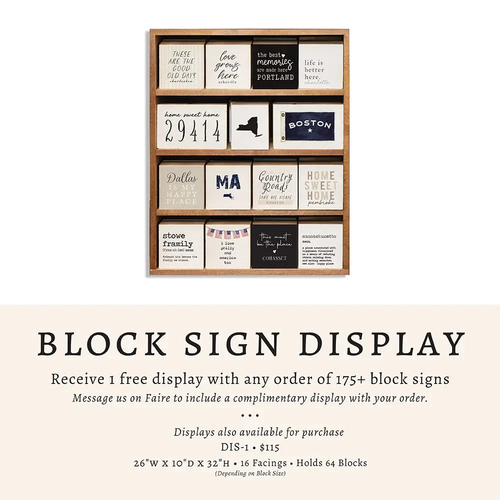 Hydrangea Christmas Tree Block Sign