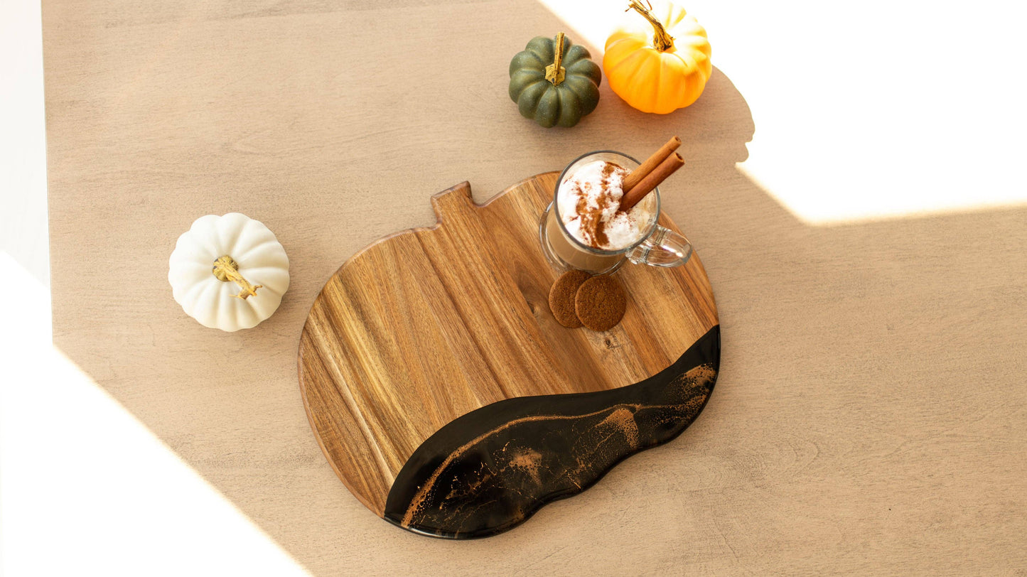 NEW!!! Pumpkin Charcuterie Board and Ceramic Tray NO TARIFFS