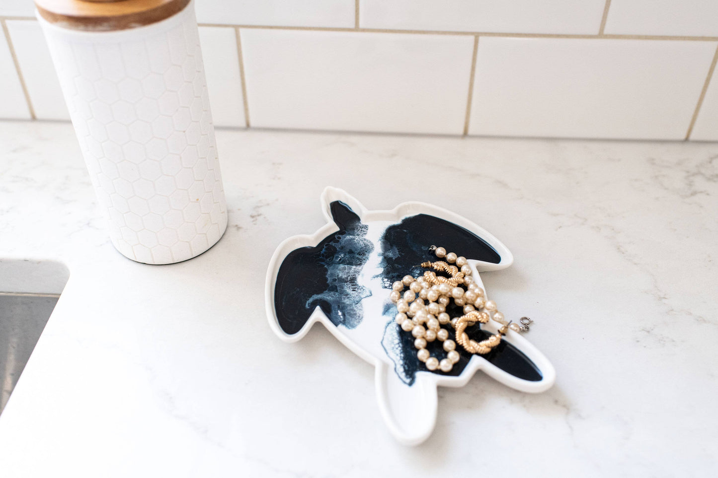 Turtle Shaped Ceramic Tray