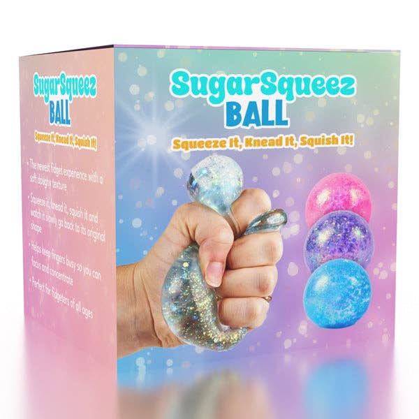 SugarSqueez Squishy Fidget Sugar Stress Ball (1pc) Assorted Colors by Showcase at Luxe & Bow - additional product view 3