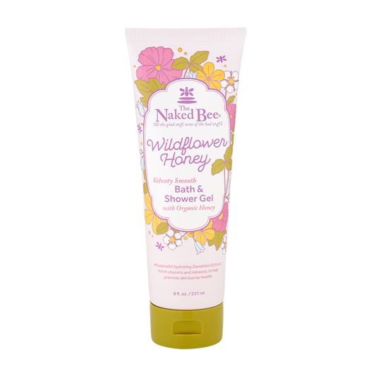 8 oz. Wildflower Honey Velvety Smooth Bath & Shower Gel