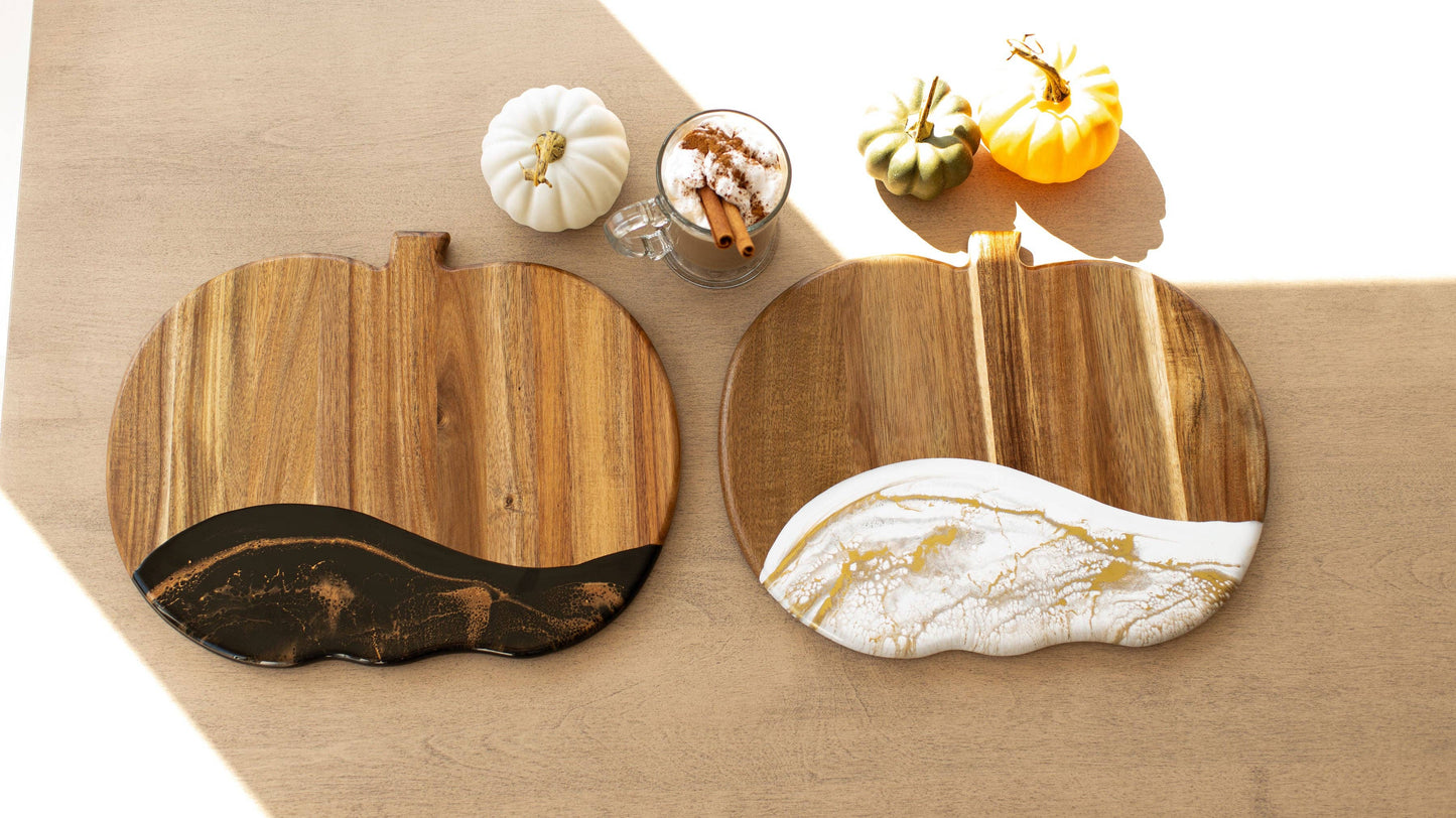NEW!!! Pumpkin Charcuterie Board and Ceramic Tray NO TARIFFS