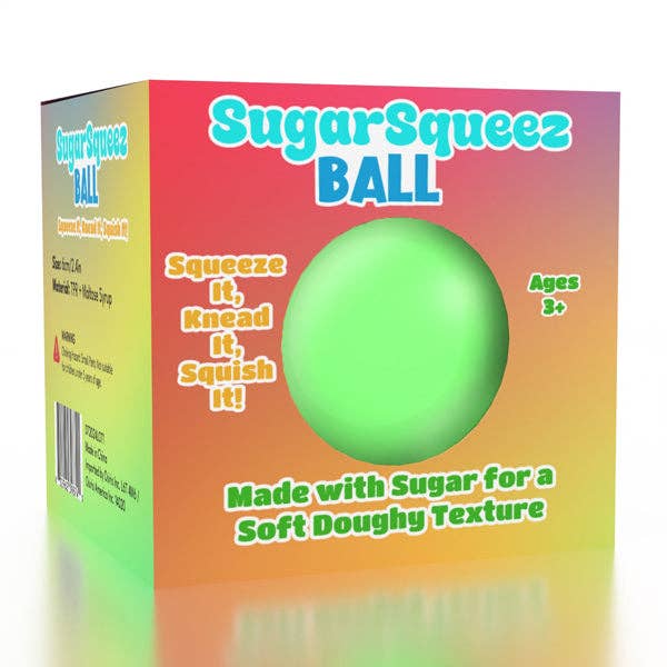 SugarSqueez Squishy Fidget Sugar Stress Ball (1pc) Assorted Colors by Showcase at Luxe & Bow