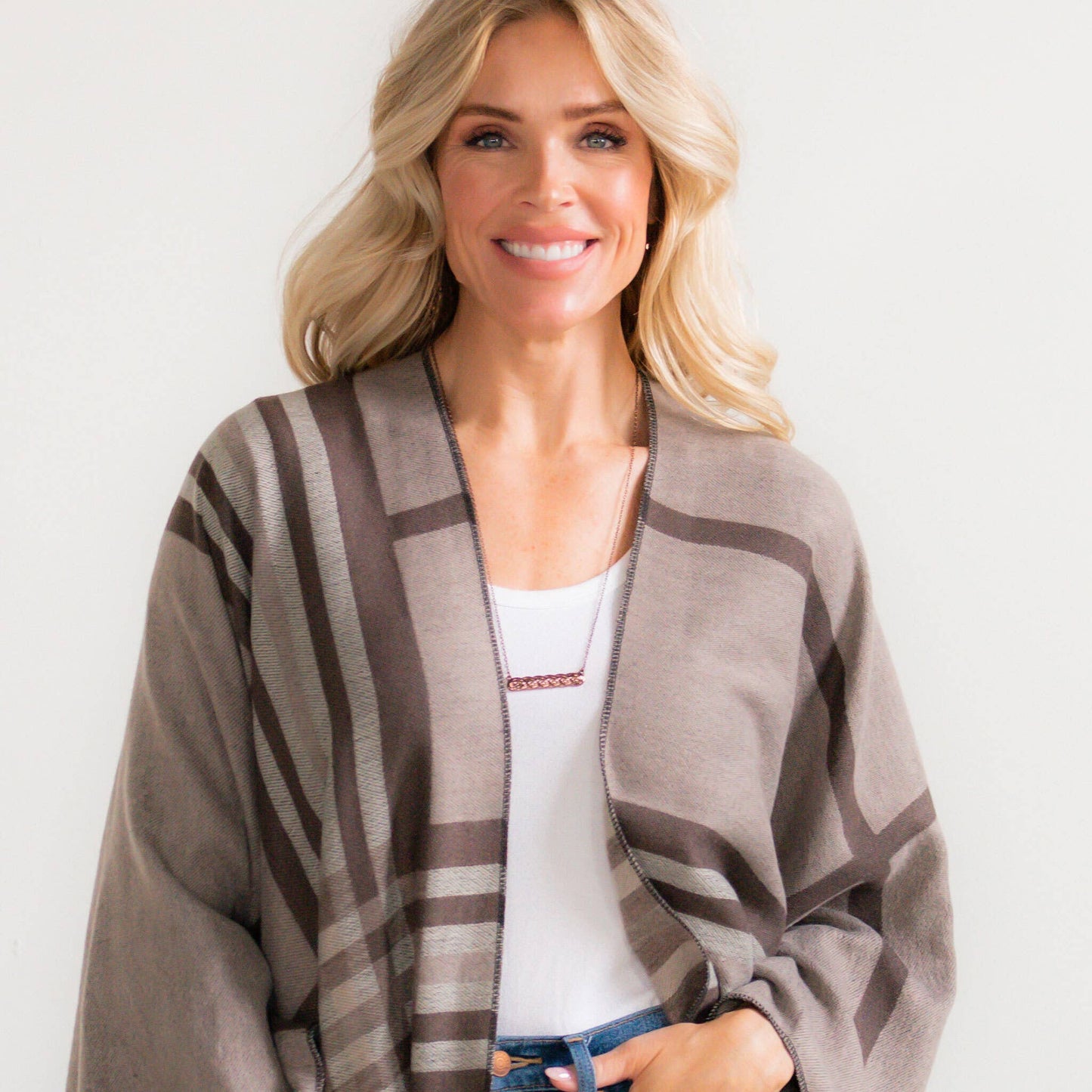 Sale - Cecelia Braided Bar Necklace