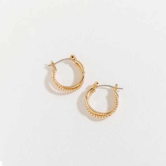Double Hoop Click Ear Sense Earrings