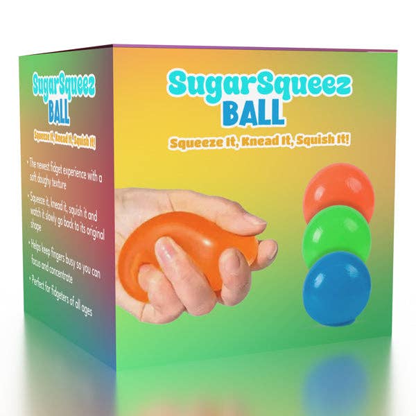 SugarSqueez Squishy Fidget Sugar Stress Ball (1pc) Assorted Colors by Showcase at Luxe & Bow - additional product view 2