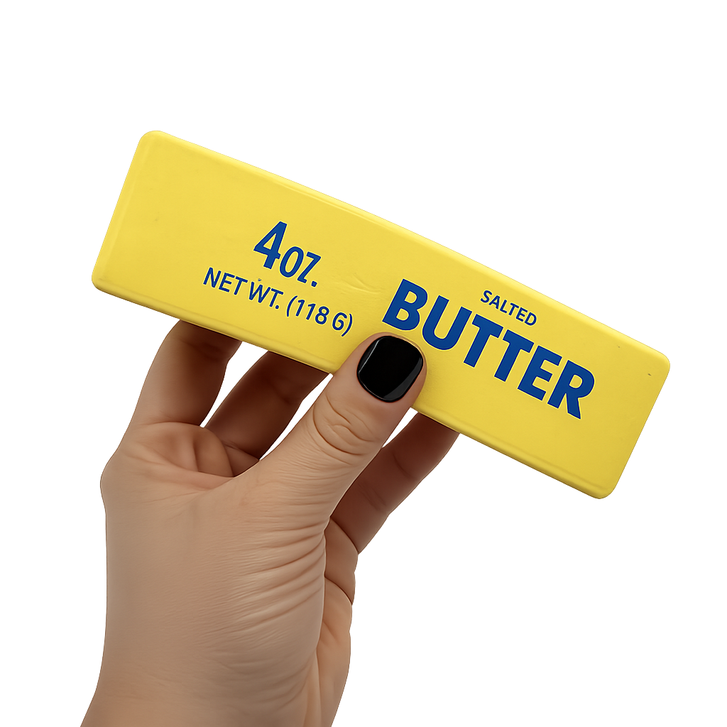 Fun Doh 6" Butter Stick Slow-Rise Squishy Toy - 12/Display