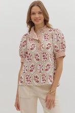 Entro The Stacey Top in Brick
