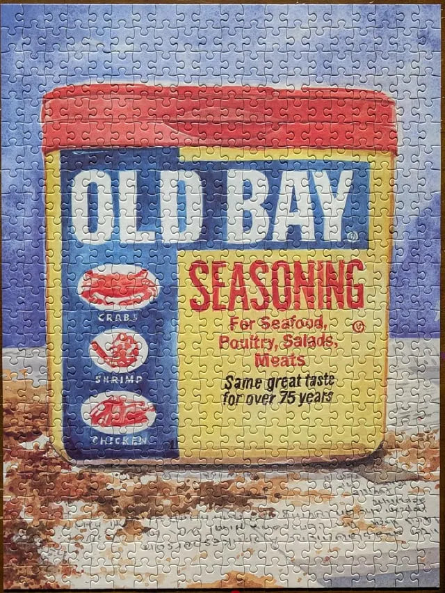 500 Piece Maryland Puzzle Old Bay