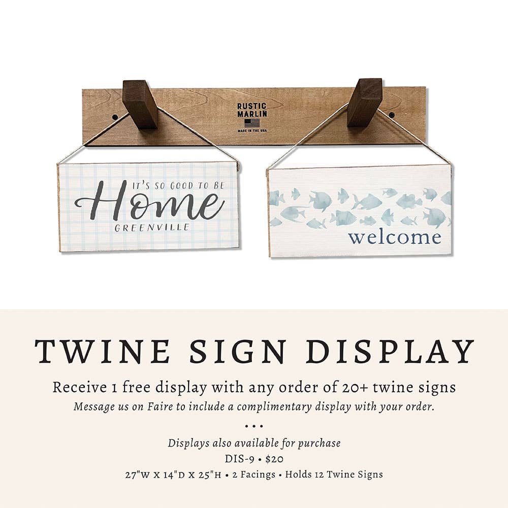 Coastal Cottage Christmas Trees Skinny Sign