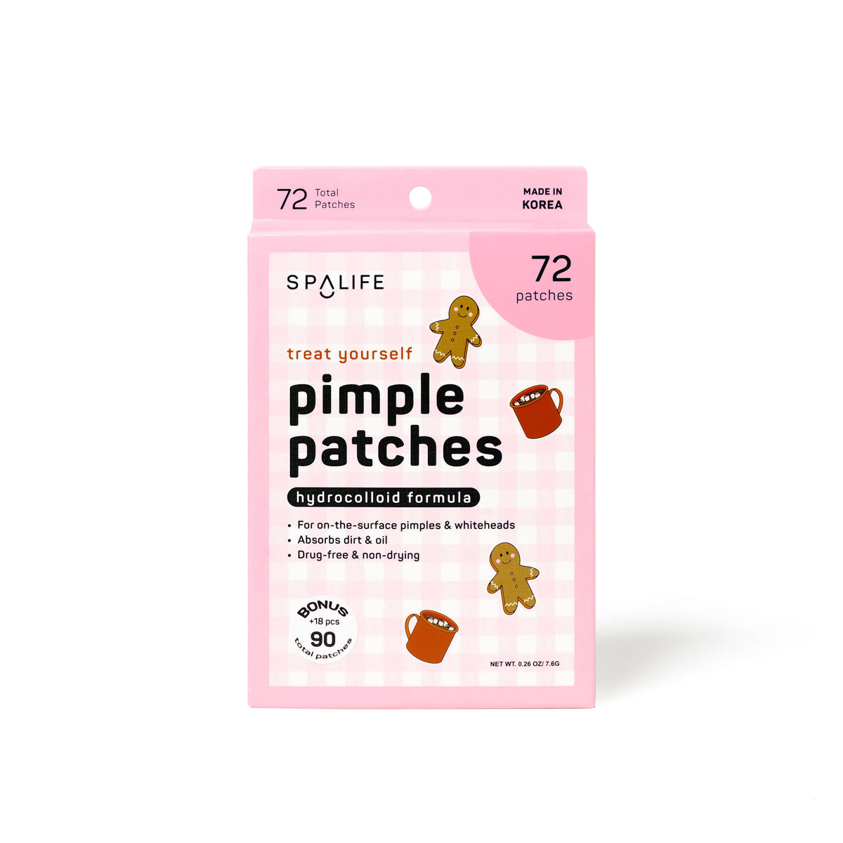 Christmas Holiday Treat Yourself Pimple Patches - 72 ct