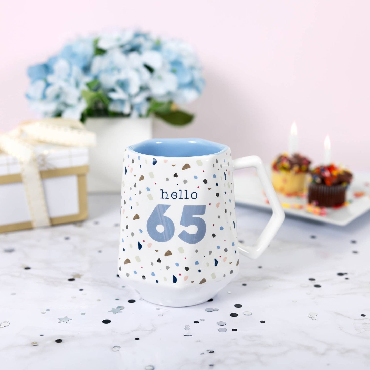 Hello 65 - 17 oz Geometric Cup
