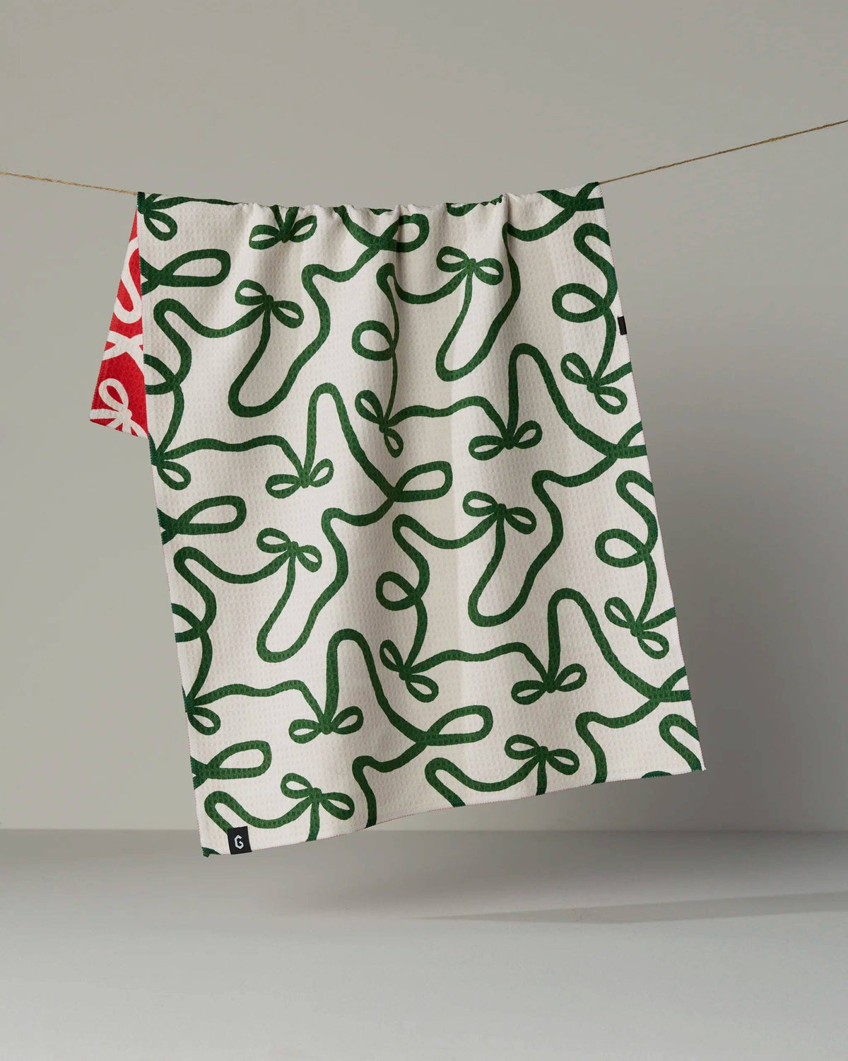 Holiday Bows Luxe Kitchen Towel - Holiday 2026