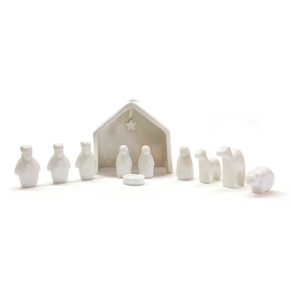 11-Piece Miniature Nativity Set in Gift Box